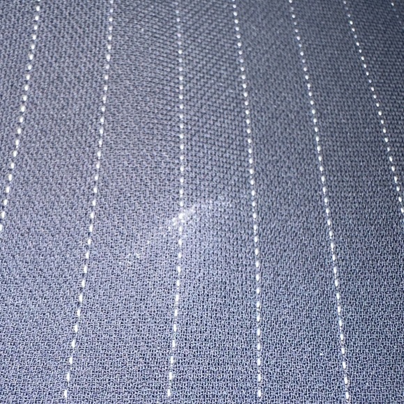 Armani Collezioni Black Pinstripe Trousers Size 4 - Picture 2 of 6